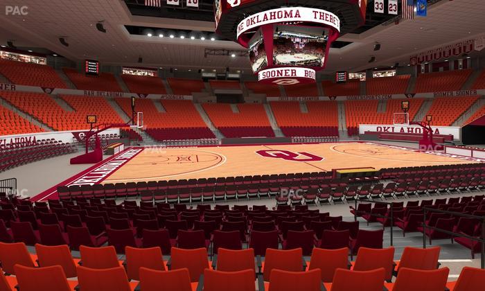 Lloyd Noble Center - Section 109 Seat View