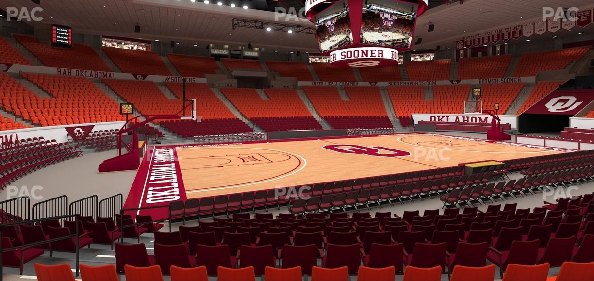 Lloyd Noble Center - Section 110 Seat View