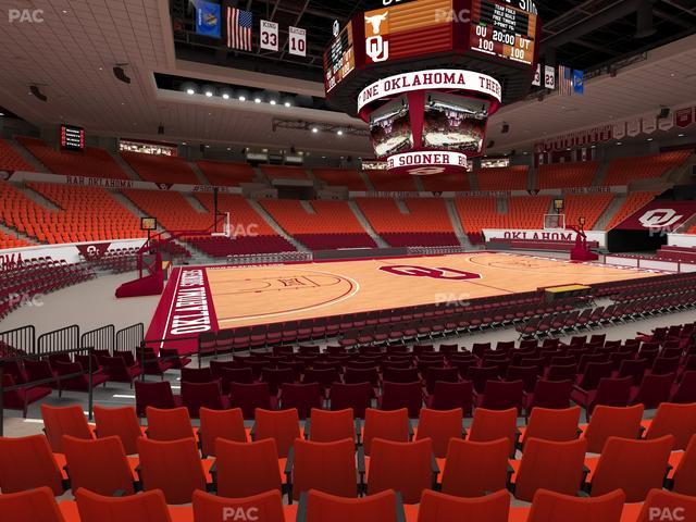 Lloyd Noble Center - Section 110 Seat View