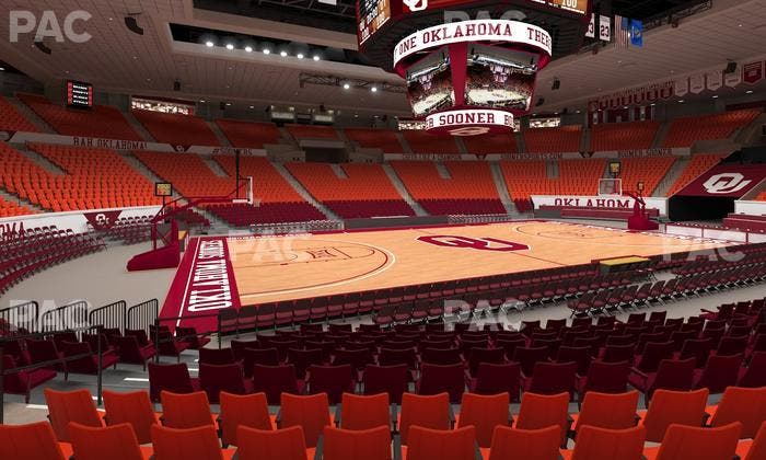 Lloyd Noble Center - Section 110 Seat View