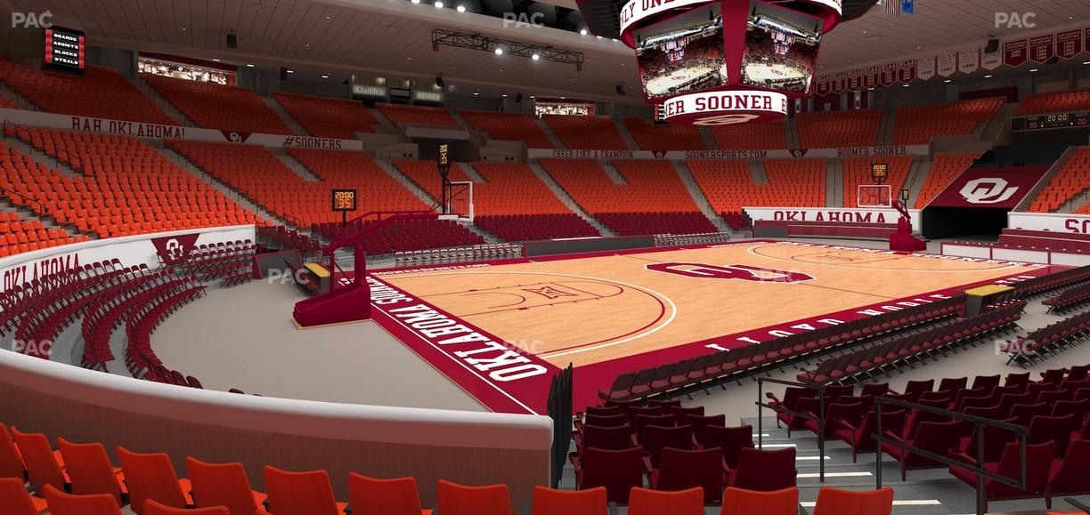 Lloyd Noble Center - Section 111 Seat View