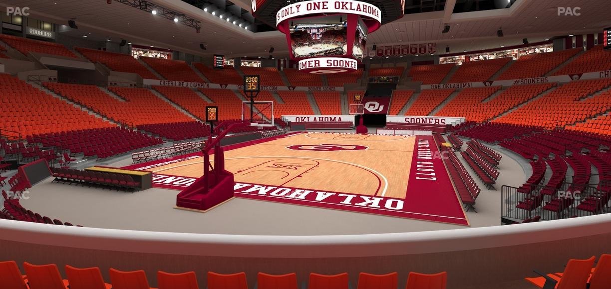 Lloyd Noble Center - Section 113 Seat View