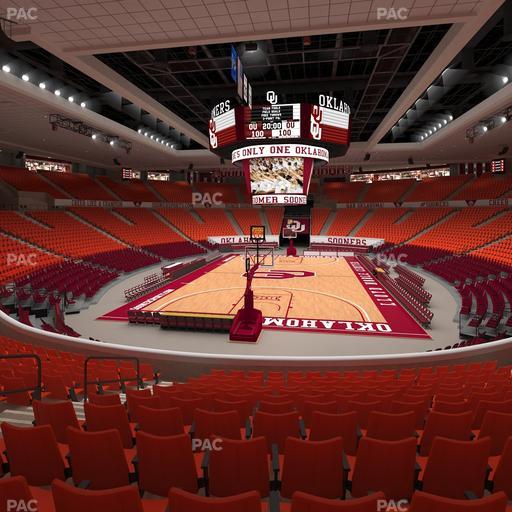Lloyd Noble Center - Section 114 Seat View