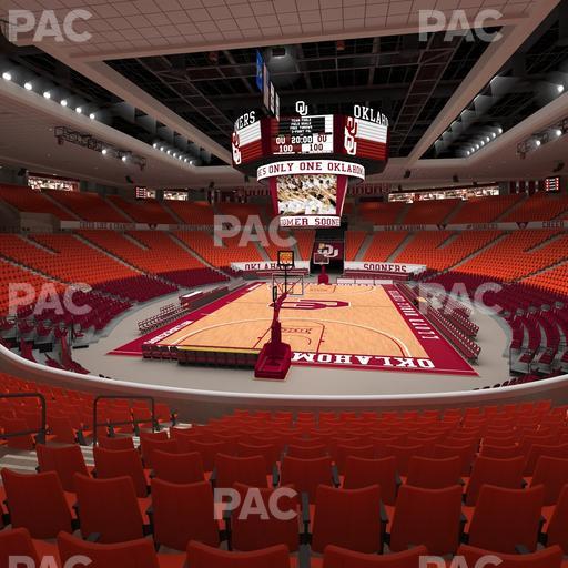 Lloyd Noble Center - Section 114 Seat View