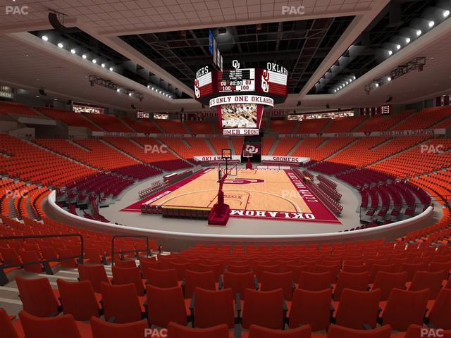 Lloyd Noble Center - Section 114 Seat View