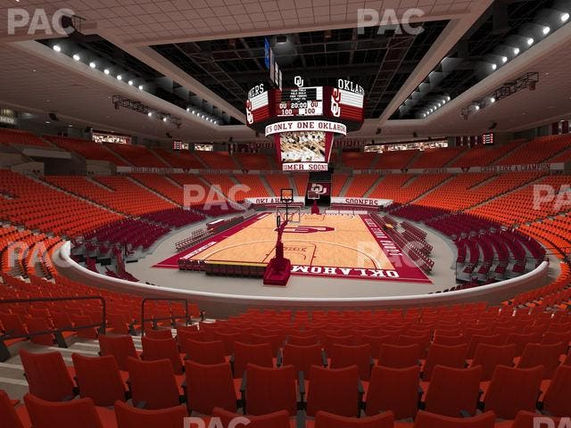Lloyd Noble Center - Section 114 Seat View