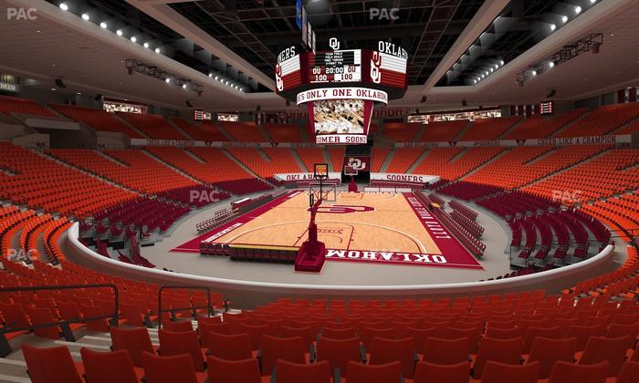 Lloyd Noble Center - Section 114 Seat View