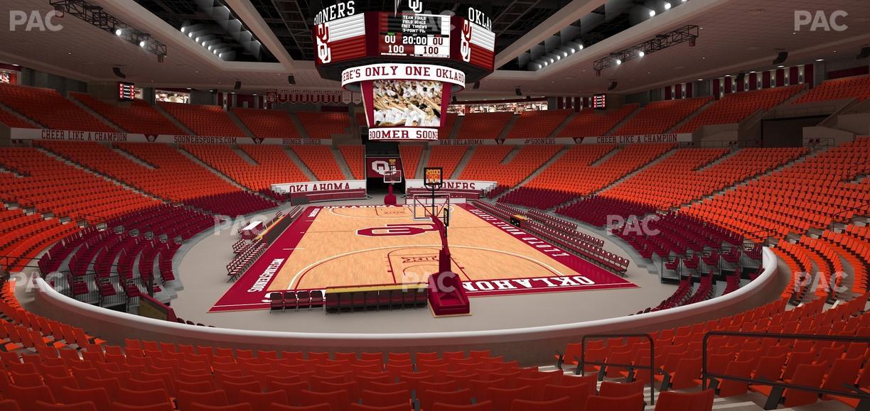 Lloyd Noble Center - Section 115 Seat View