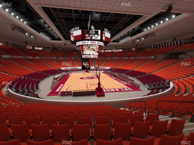 Lloyd Noble Center - Section 115 Seat View