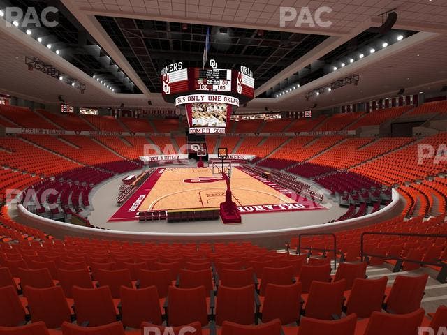 Lloyd Noble Center - Section 115 Seat View