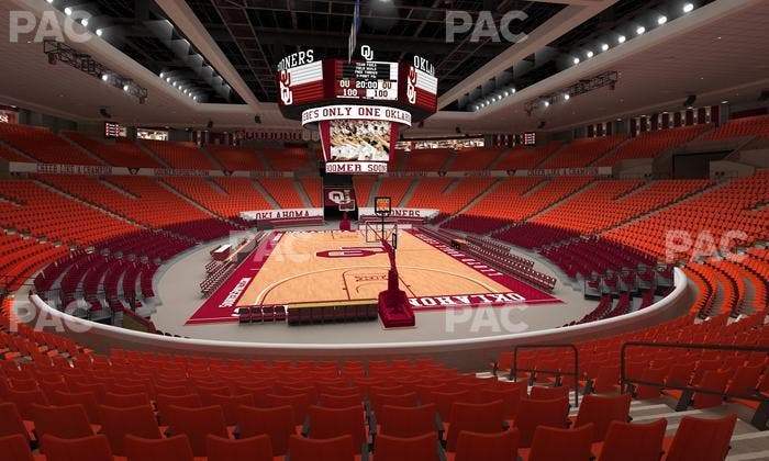 Lloyd Noble Center - Section 115 Seat View