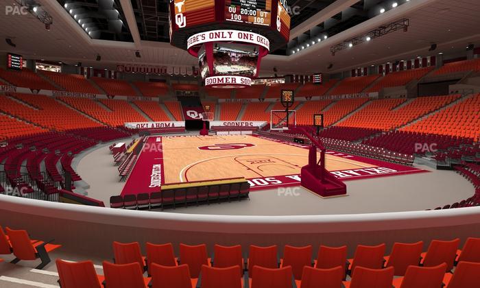 Lloyd Noble Center - Section 116 Seat View