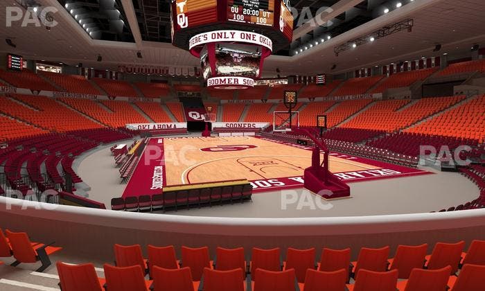 Lloyd Noble Center - Section 116 Seat View