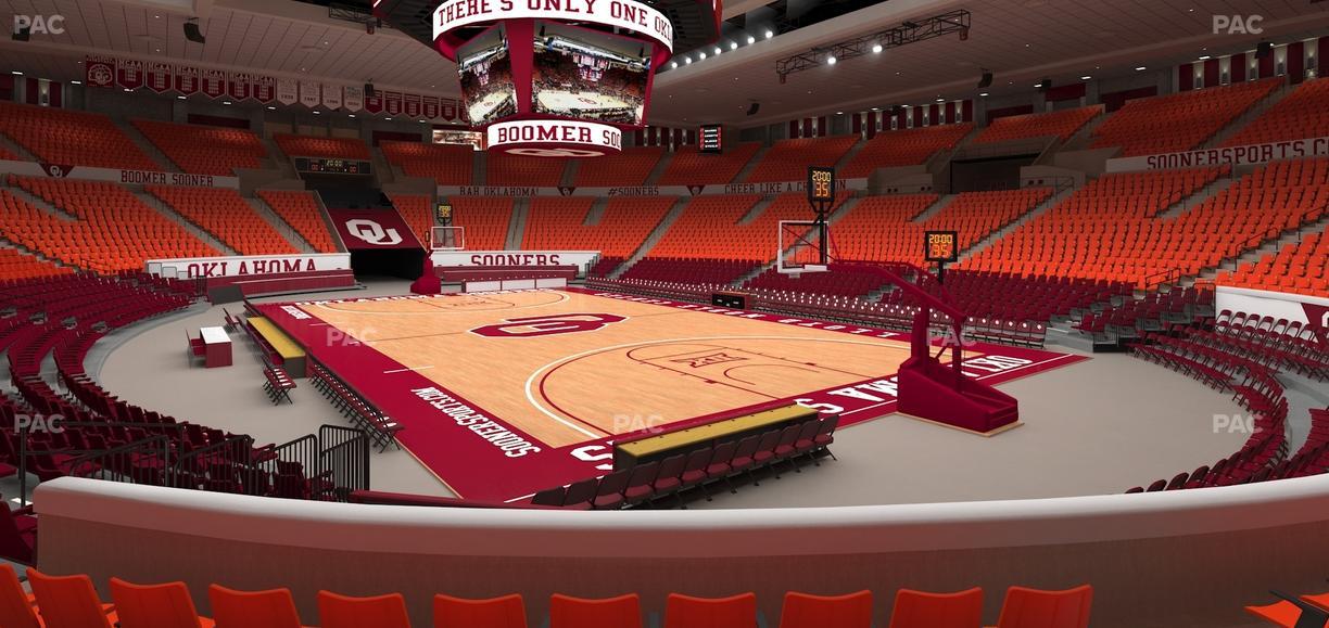 Lloyd Noble Center - Section 117 Seat View