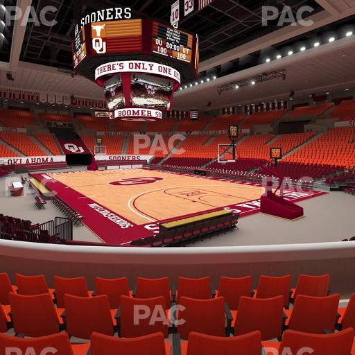 Lloyd Noble Center - Section 117 Seat View