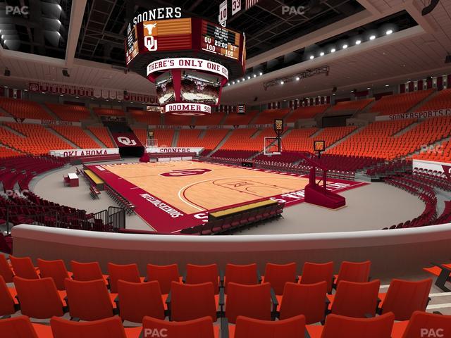 Lloyd Noble Center - Section 117 Seat View