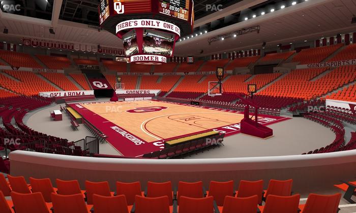 Lloyd Noble Center - Section 117 Seat View