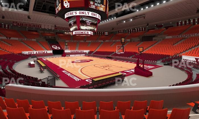 Lloyd Noble Center - Section 117 Seat View