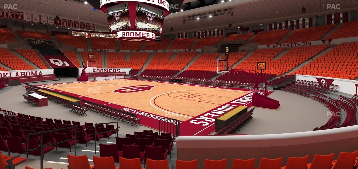 Lloyd Noble Center - Section 118 Seat View