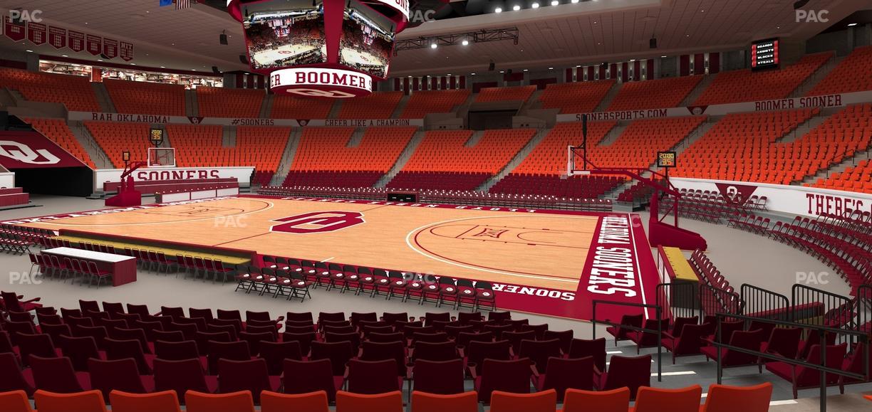 Lloyd Noble Center - Section 119 Seat View