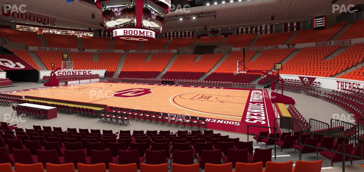 Lloyd Noble Center - Section 119 Seat View
