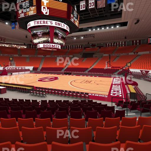 Lloyd Noble Center - Section 119 Seat View