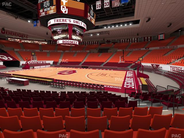 Lloyd Noble Center - Section 119 Seat View