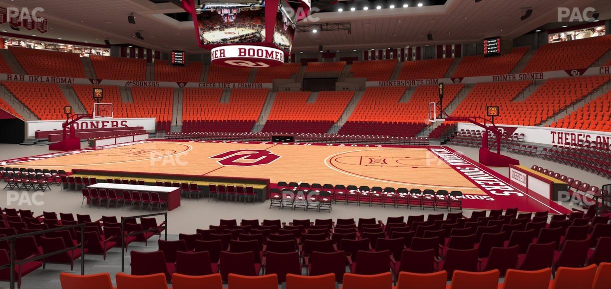 Lloyd Noble Center - Section 120 Seat View