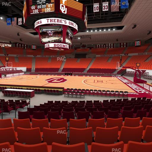 Lloyd Noble Center - Section 120 Seat View