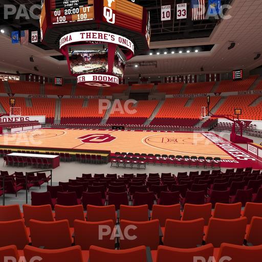 Lloyd Noble Center - Section 120 Seat View