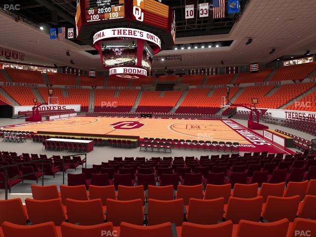 Lloyd Noble Center - Section 120 Seat View