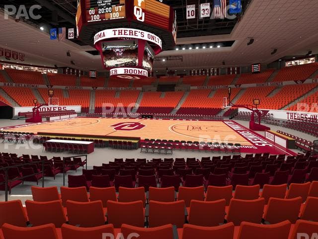 Lloyd Noble Center - Section 120 Seat View