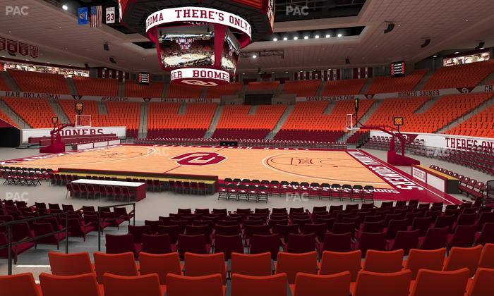 Lloyd Noble Center - Section 120 Seat View