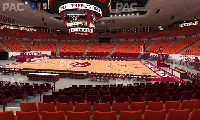 Lloyd Noble Center - Section 120 Seat View
