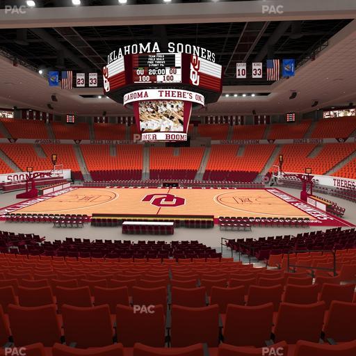 Lloyd Noble Center - Section 121 Seat View