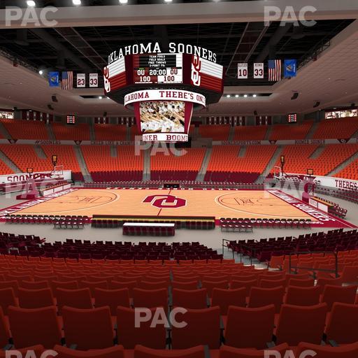 Lloyd Noble Center - Section 121 Seat View