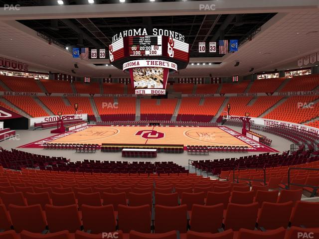 Lloyd Noble Center - Section 121 Seat View
