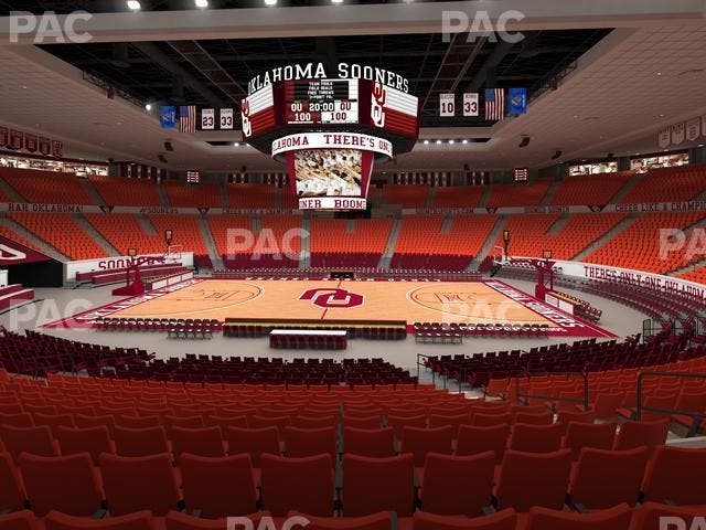 Lloyd Noble Center - Section 121 Seat View