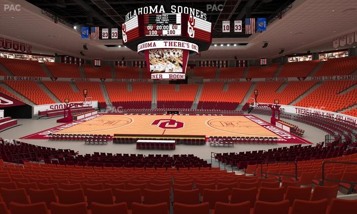 Lloyd Noble Center - Section 121 Seat View