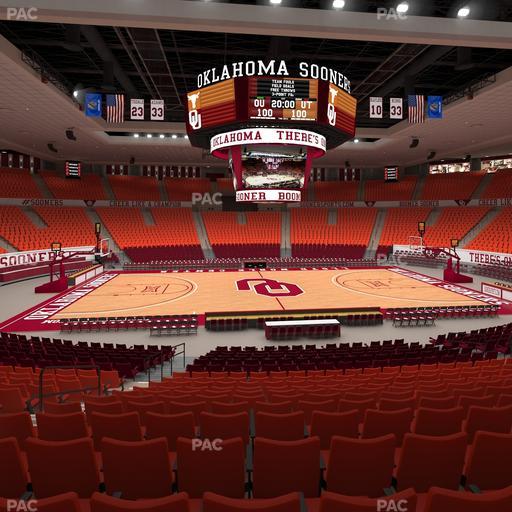 Lloyd Noble Center - Section 122 Seat View