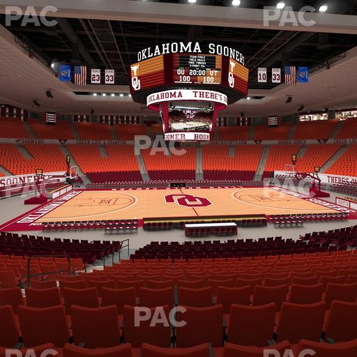 Lloyd Noble Center - Section 122 Seat View