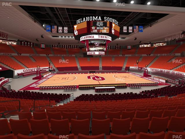 Lloyd Noble Center - Section 122 Seat View