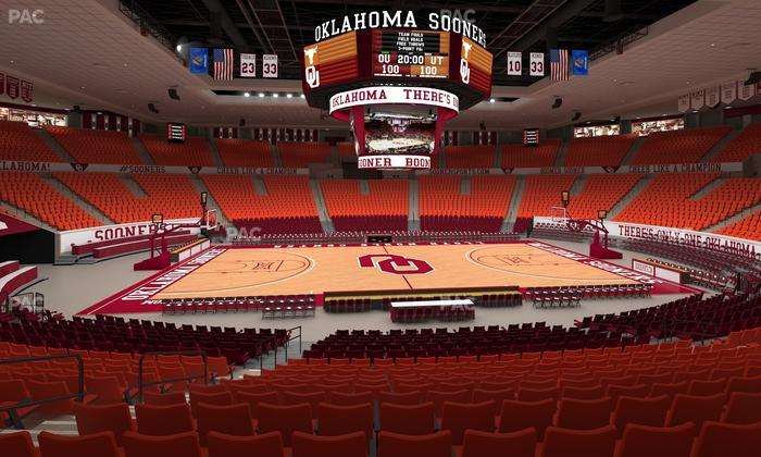 Lloyd Noble Center - Section 122 Seat View