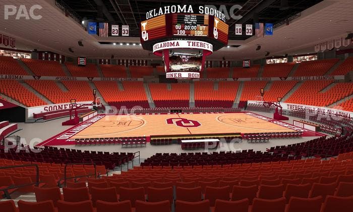 Lloyd Noble Center - Section 122 Seat View