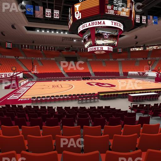 Lloyd Noble Center - Section 123 Seat View