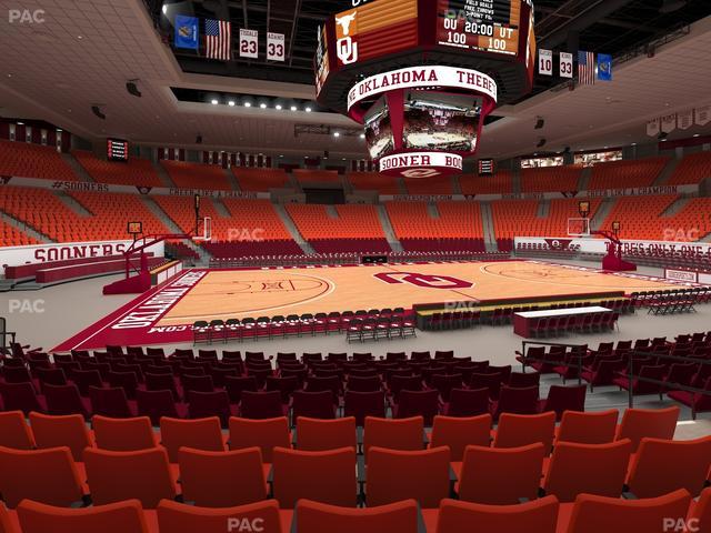 Lloyd Noble Center - Section 123 Seat View
