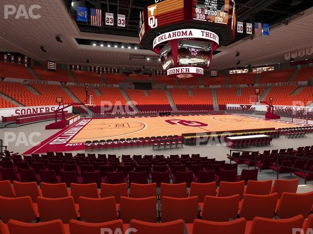 Lloyd Noble Center - Section 123 Seat View