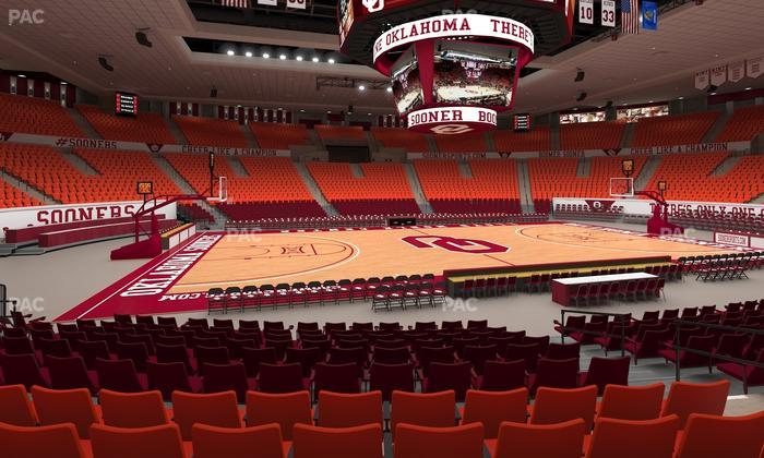 Lloyd Noble Center - Section 123 Seat View