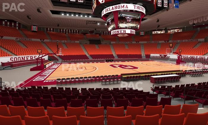 Lloyd Noble Center - Section 123 Seat View