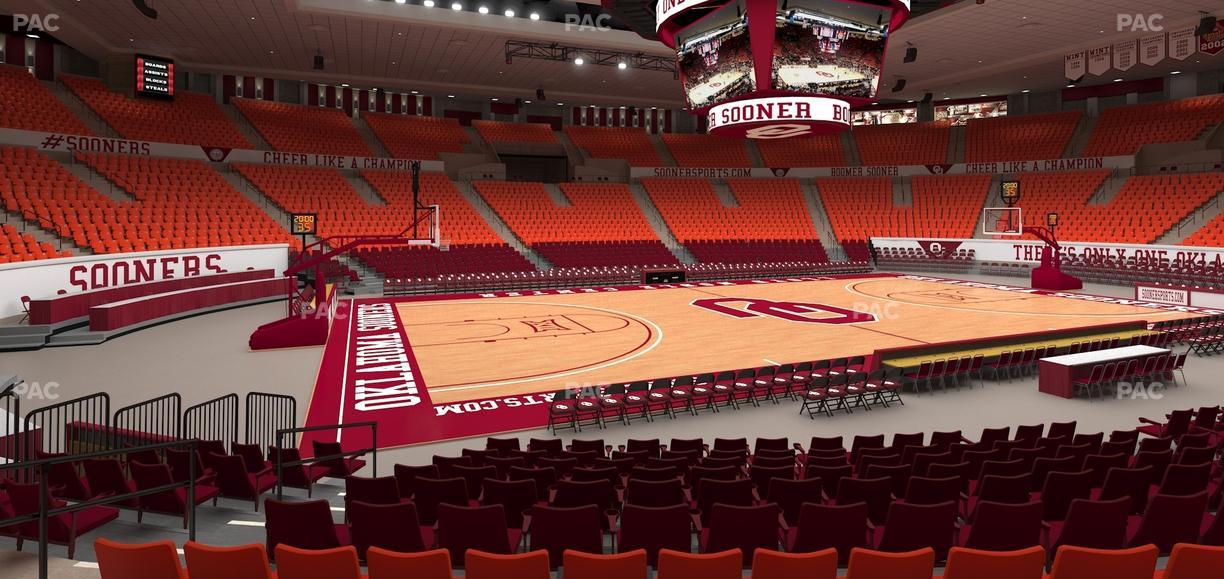 Lloyd Noble Center - Section 124 Seat View